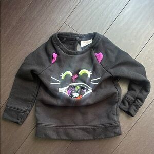 Cat & Jack Black Cartoon Sweatshirt